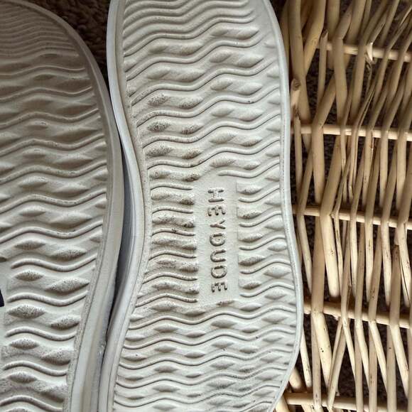 HEYDUDE Women's Karina Classic Slip-On Sneakers in Coconut White - Picture 3 of 4